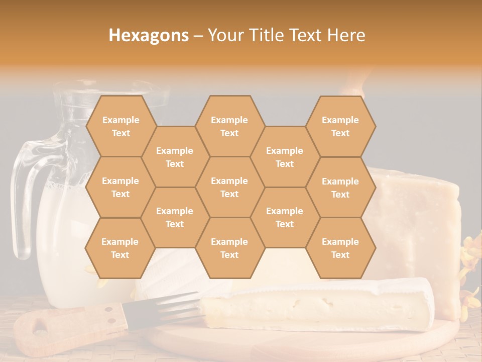 Parmesan Edible White PowerPoint Template