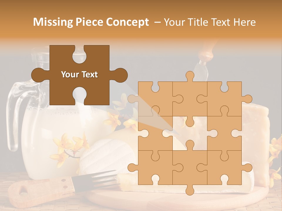 Parmesan Edible White PowerPoint Template