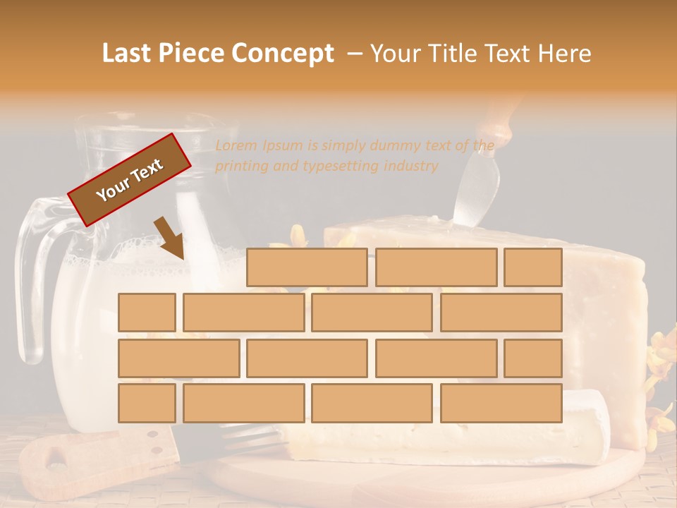 Parmesan Edible White PowerPoint Template