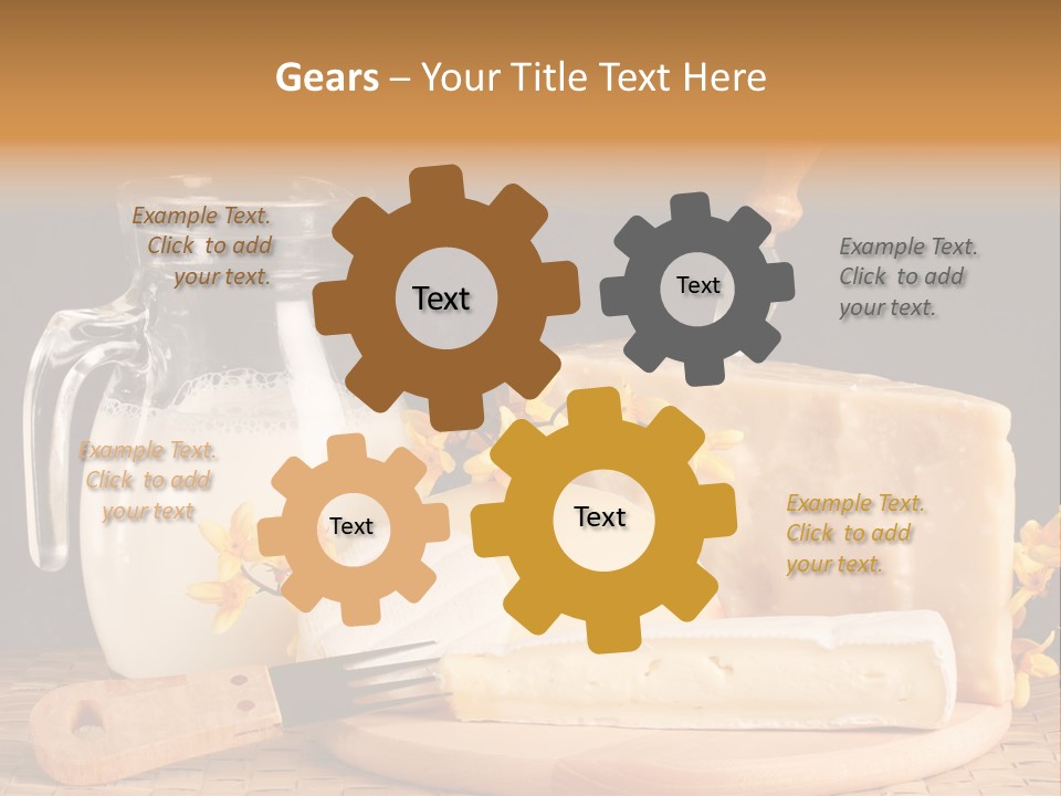 Parmesan Edible White PowerPoint Template