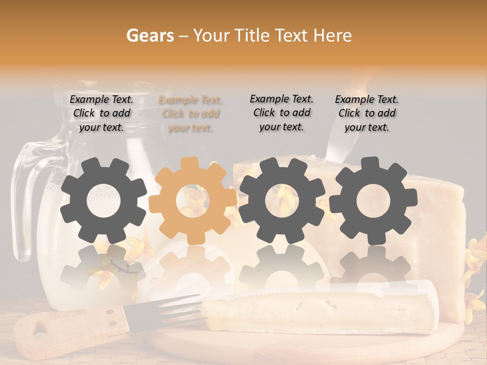 Parmesan Edible White PowerPoint Template