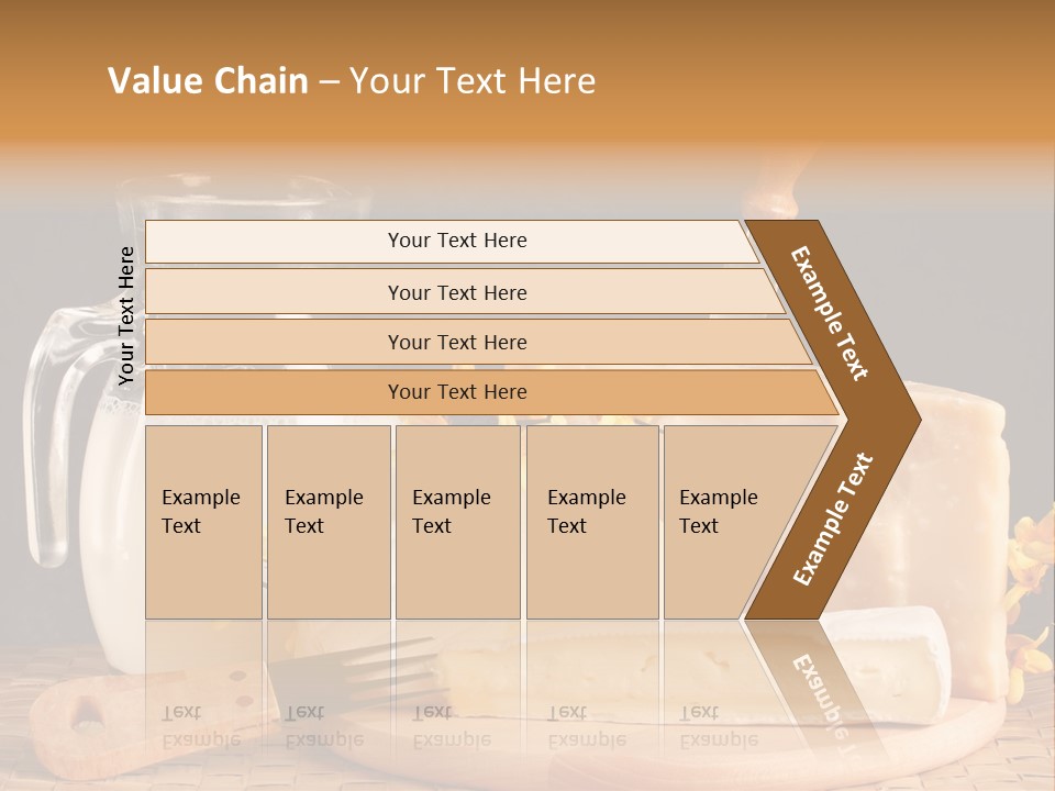 Parmesan Edible White PowerPoint Template
