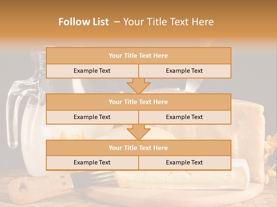 Parmesan Edible White PowerPoint Template