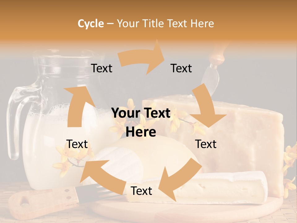 Parmesan Edible White PowerPoint Template