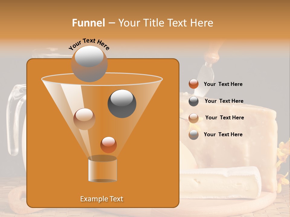 Parmesan Edible White PowerPoint Template