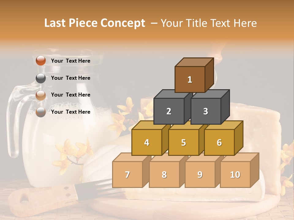 Parmesan Edible White PowerPoint Template