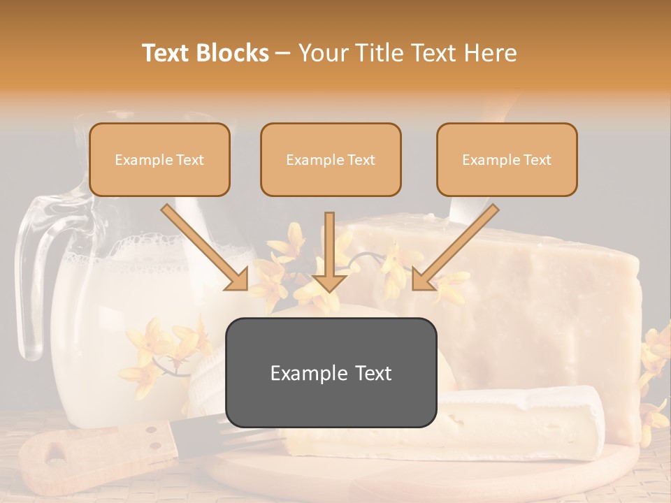 Parmesan Edible White PowerPoint Template