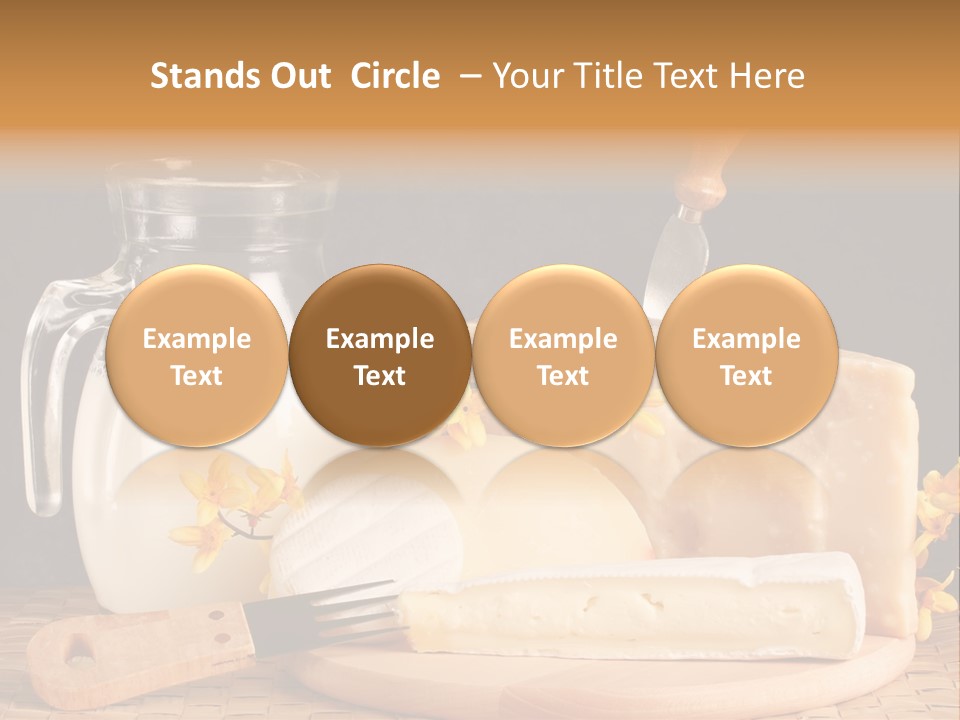 Parmesan Edible White PowerPoint Template