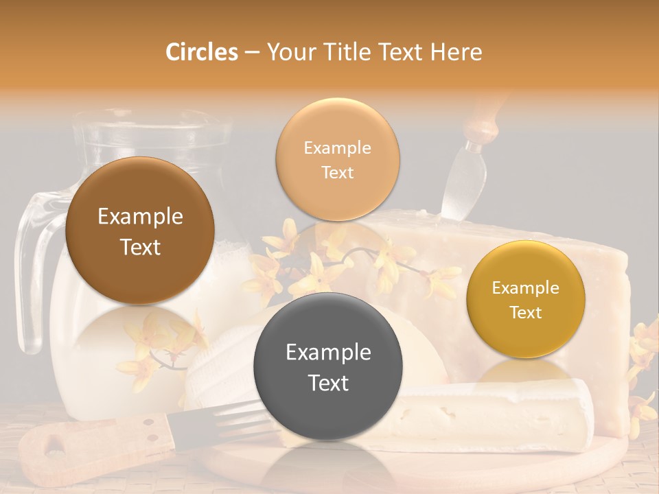 Parmesan Edible White PowerPoint Template