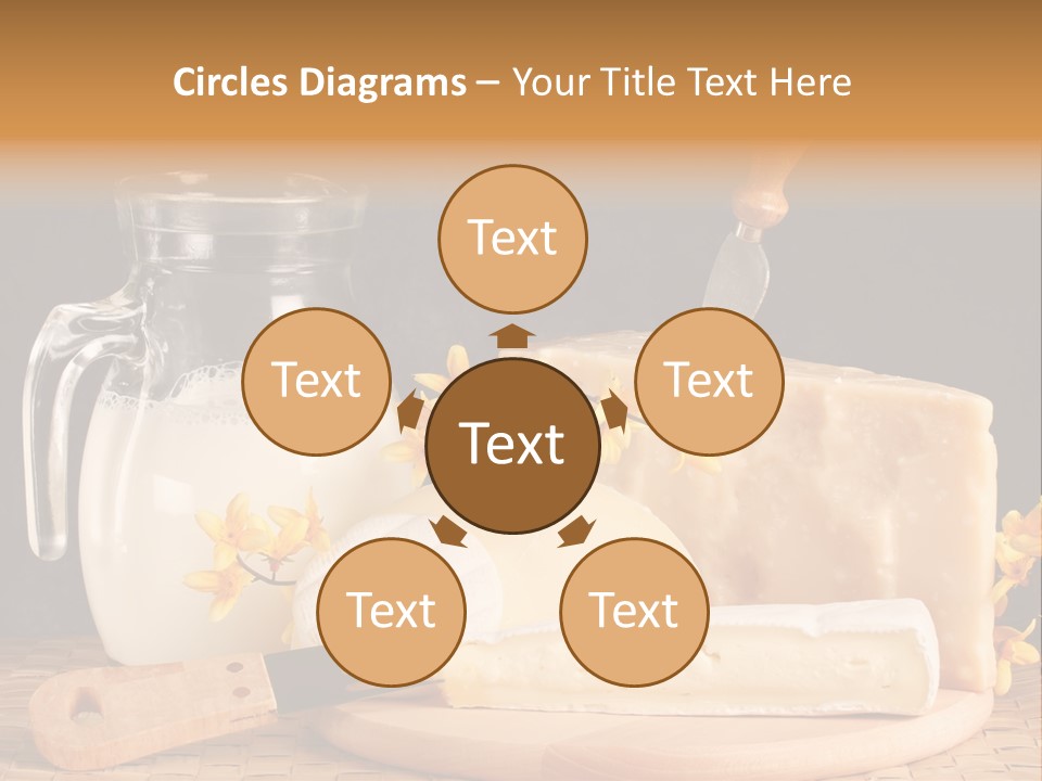 Parmesan Edible White PowerPoint Template