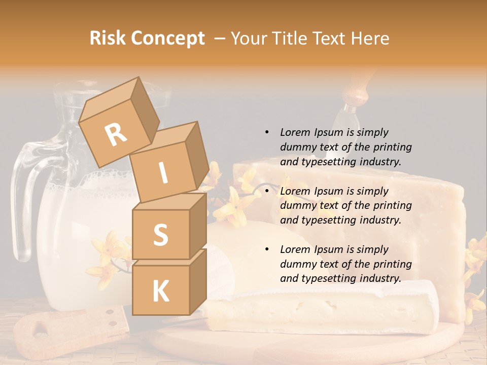 Parmesan Edible White PowerPoint Template