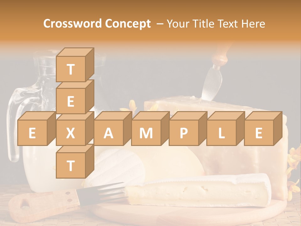 Parmesan Edible White PowerPoint Template