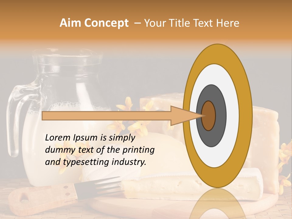 Parmesan Edible White PowerPoint Template