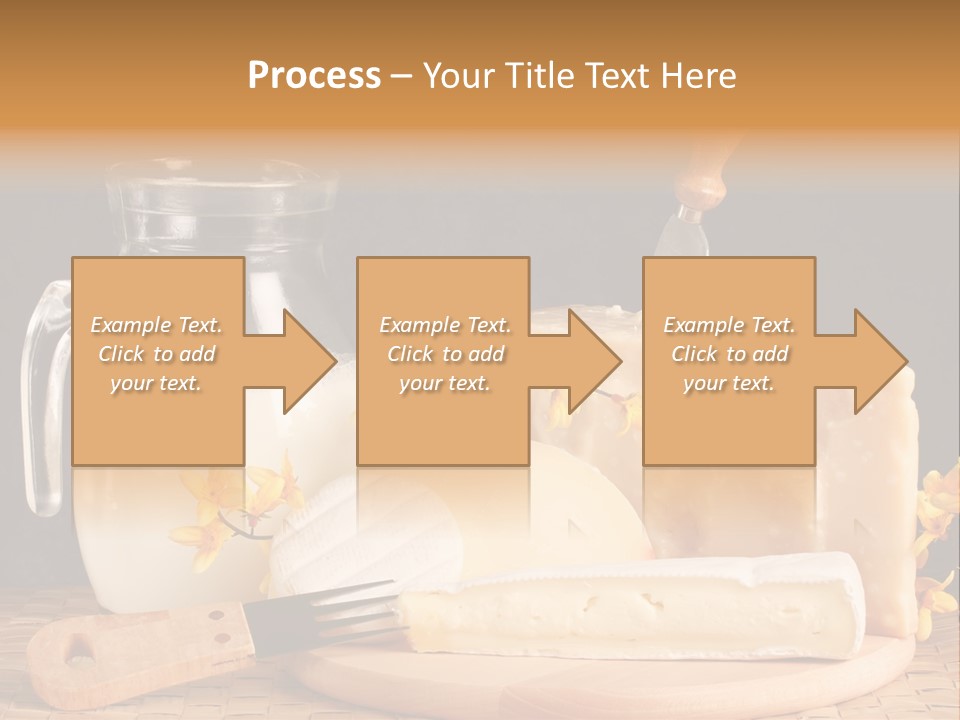 Parmesan Edible White PowerPoint Template