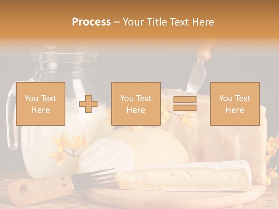 Parmesan Edible White PowerPoint Template