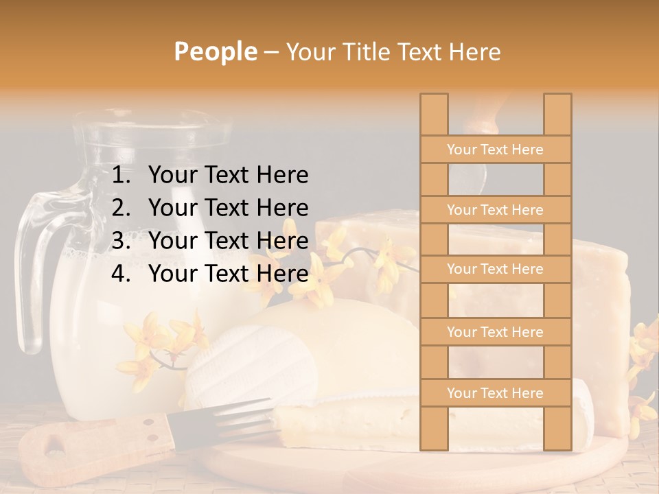 Parmesan Edible White PowerPoint Template