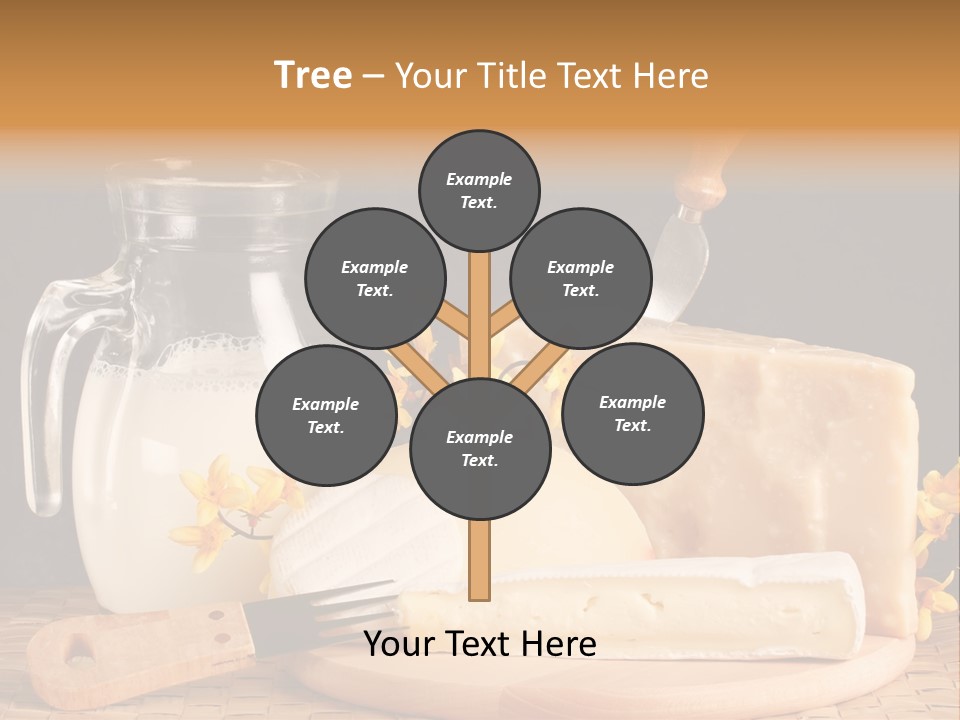 Parmesan Edible White PowerPoint Template