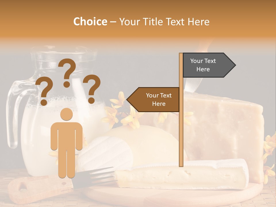 Parmesan Edible White PowerPoint Template