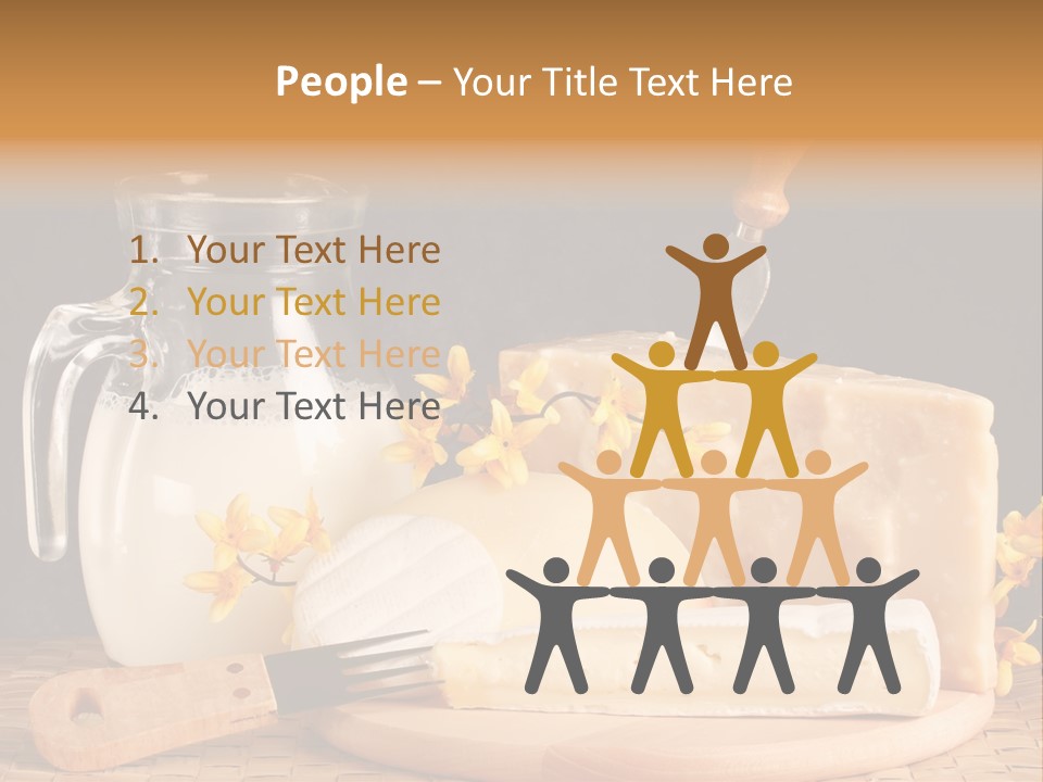 Parmesan Edible White PowerPoint Template