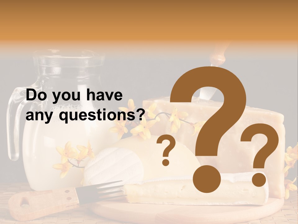 Parmesan Edible White PowerPoint Template