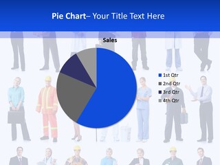 Society Throng Large PowerPoint Template