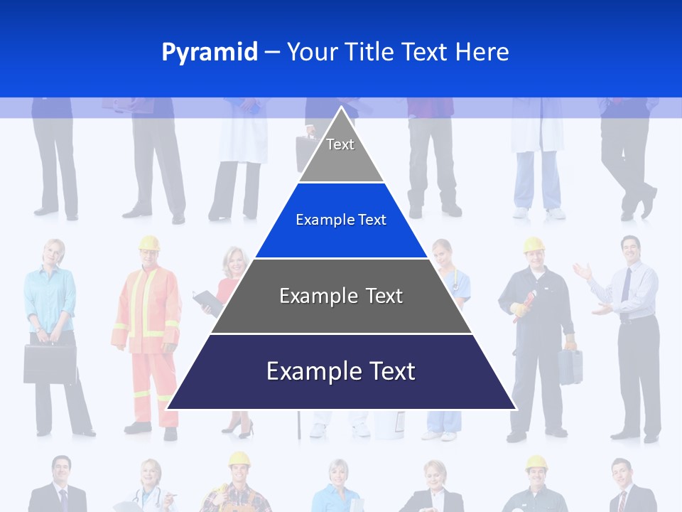 Society Throng Large PowerPoint Template
