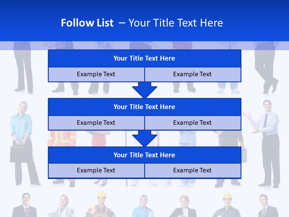 Society Throng Large PowerPoint Template