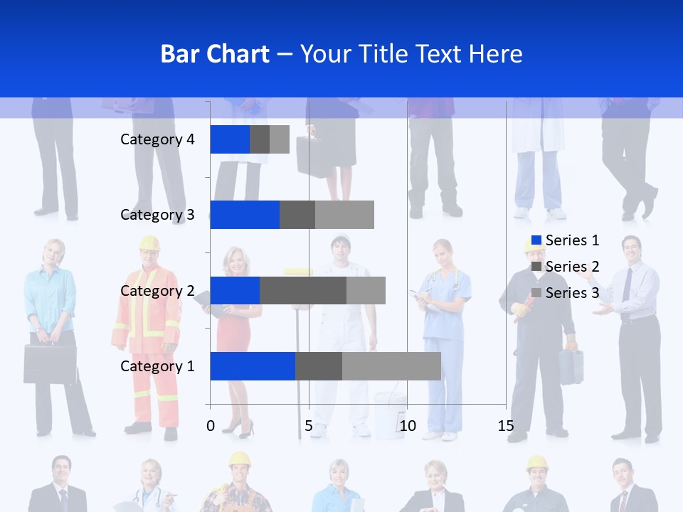 Society Throng Large PowerPoint Template