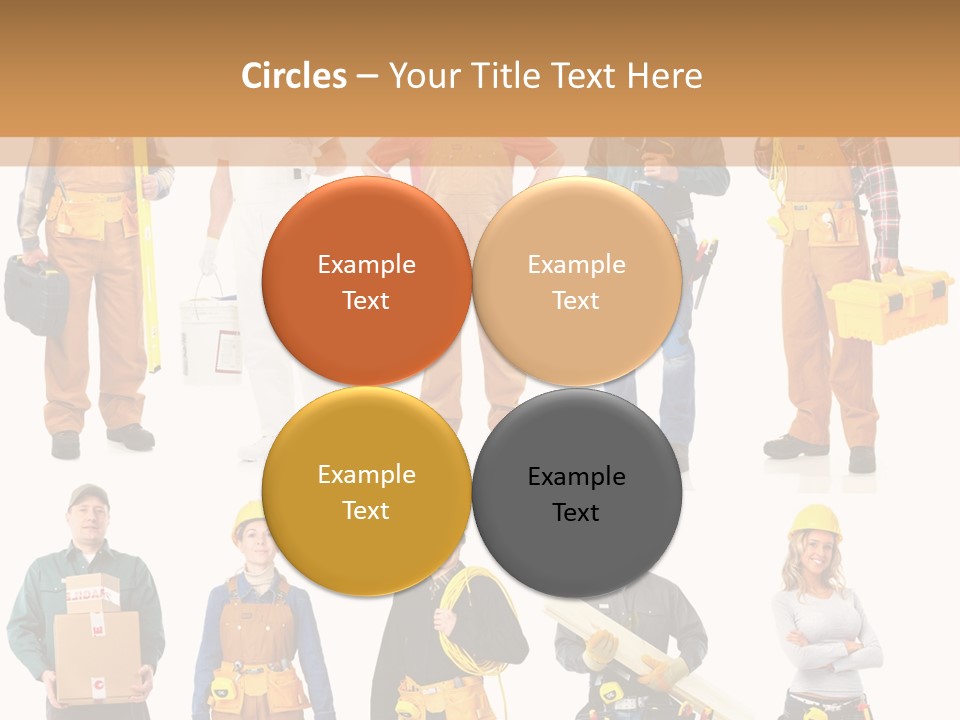 Building Employee Perforate PowerPoint Template