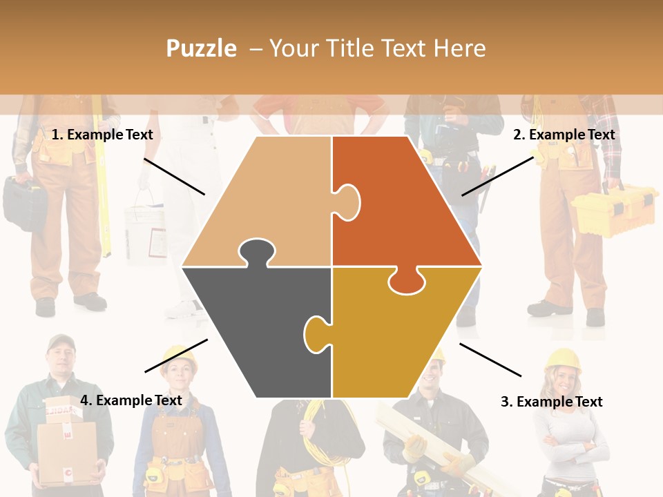 Building Employee Perforate PowerPoint Template