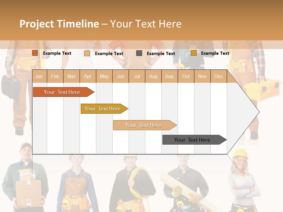 Building Employee Perforate PowerPoint Template