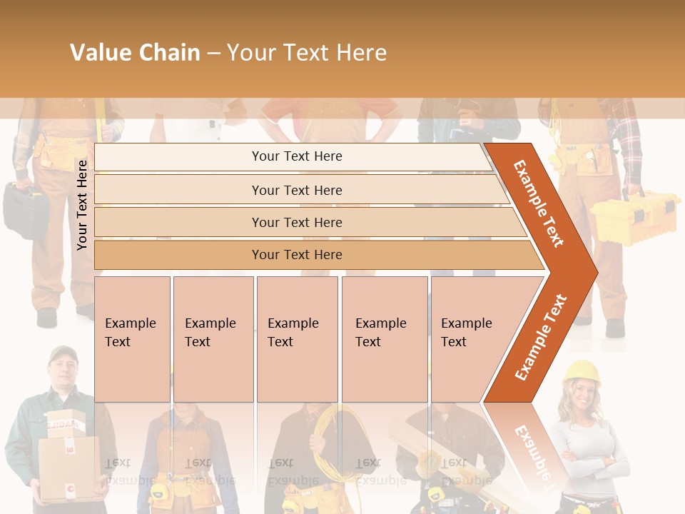 Building Employee Perforate PowerPoint Template