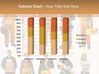 Building Employee Perforate PowerPoint Template