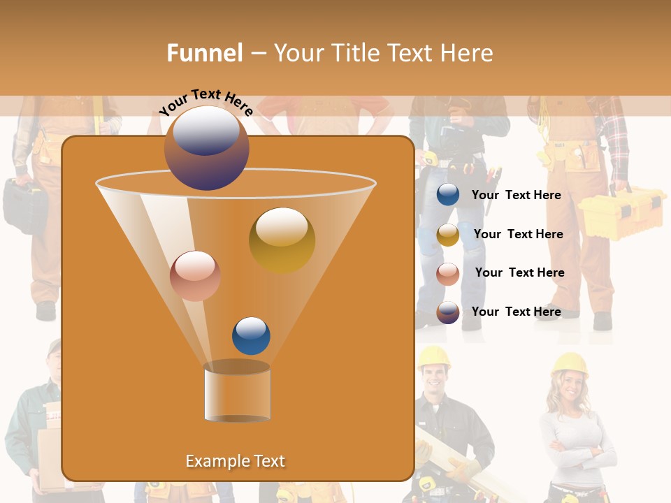 Building Employee Perforate PowerPoint Template