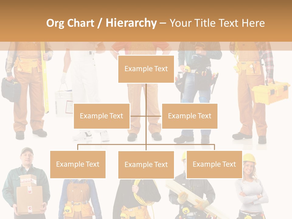 Building Employee Perforate PowerPoint Template