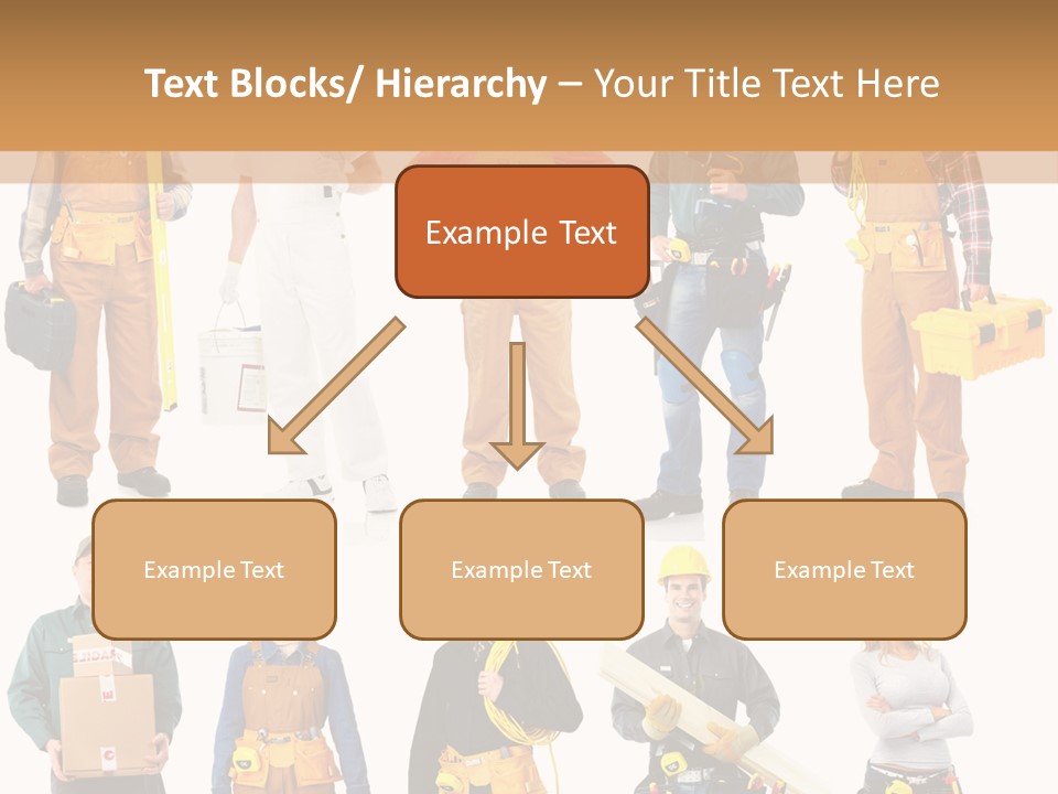 Building Employee Perforate PowerPoint Template