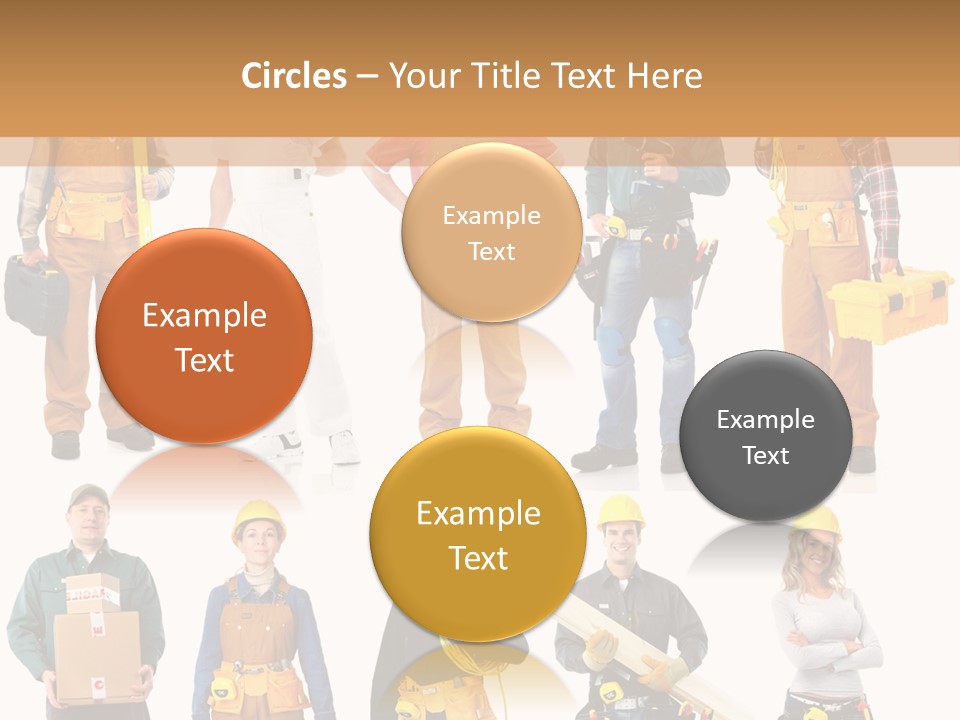 Building Employee Perforate PowerPoint Template