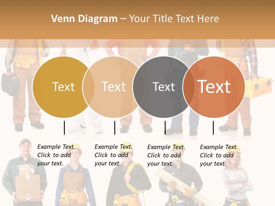 Building Employee Perforate PowerPoint Template