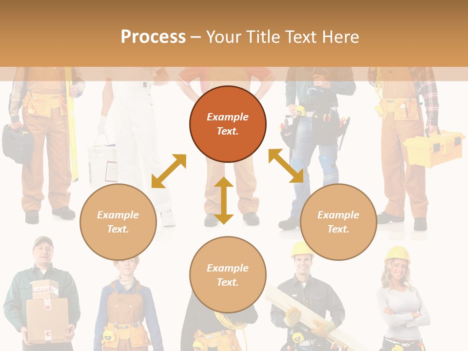 Building Employee Perforate PowerPoint Template