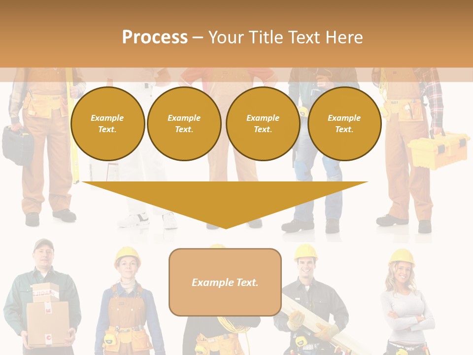 Building Employee Perforate PowerPoint Template