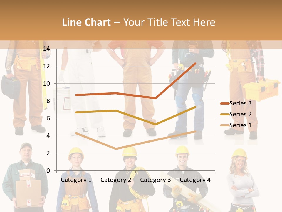 Building Employee Perforate PowerPoint Template