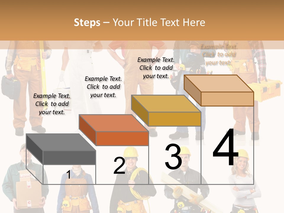 Building Employee Perforate PowerPoint Template