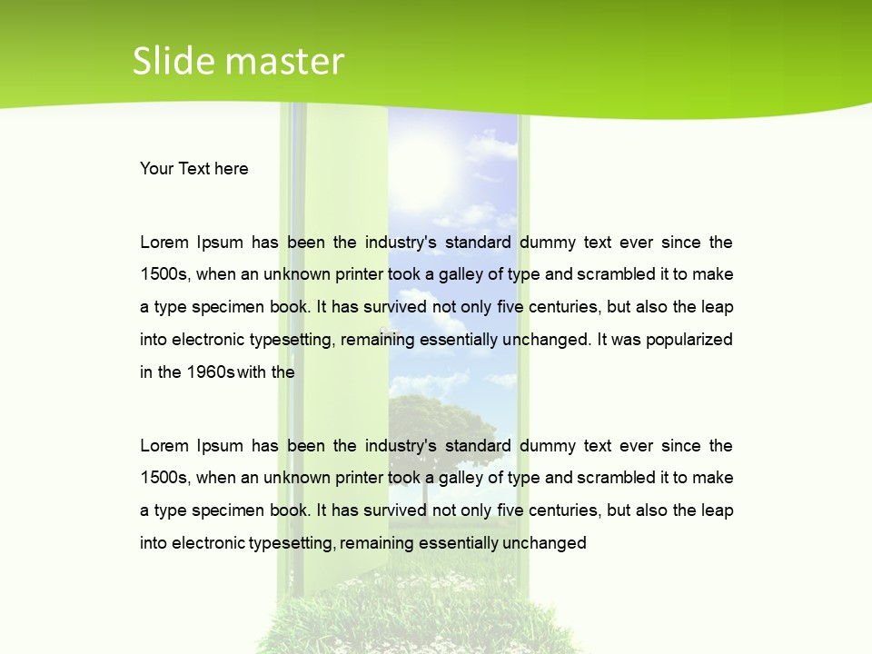 Usa Contrasts Snow PowerPoint Template