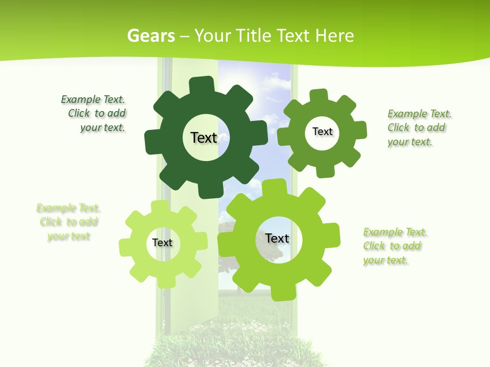 Usa Contrasts Snow PowerPoint Template