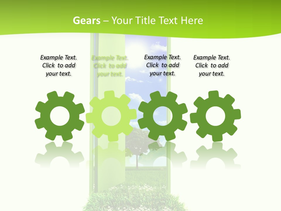 Usa Contrasts Snow PowerPoint Template