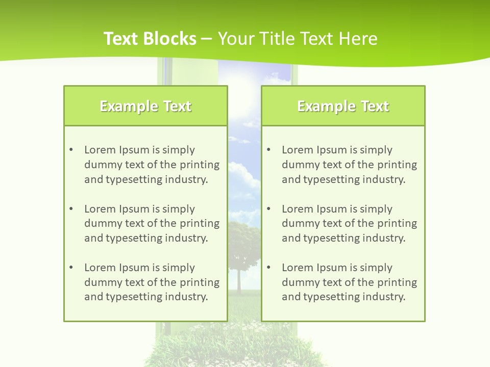 Usa Contrasts Snow PowerPoint Template
