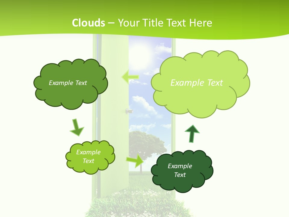 Usa Contrasts Snow PowerPoint Template