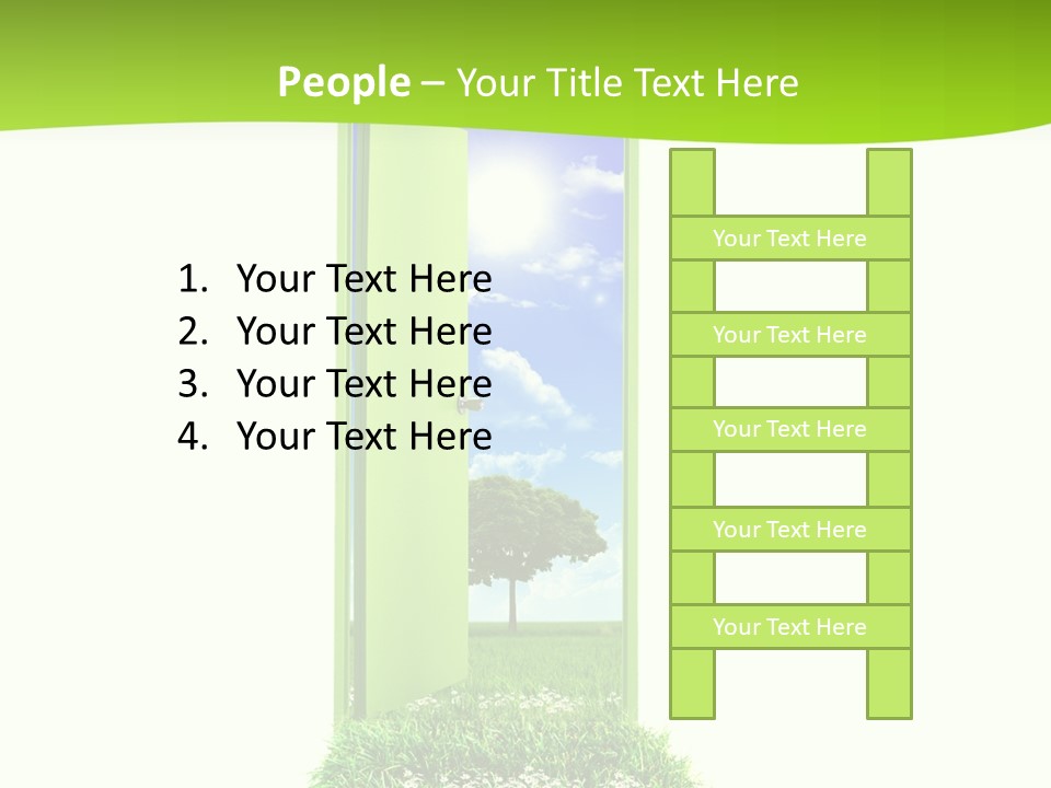 Usa Contrasts Snow PowerPoint Template