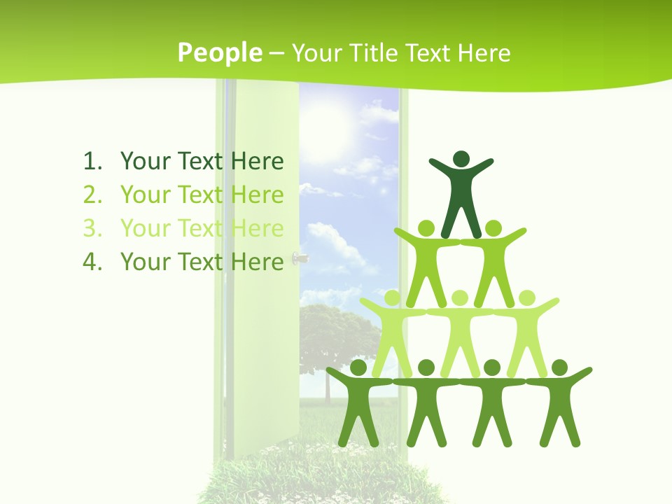 Usa Contrasts Snow PowerPoint Template