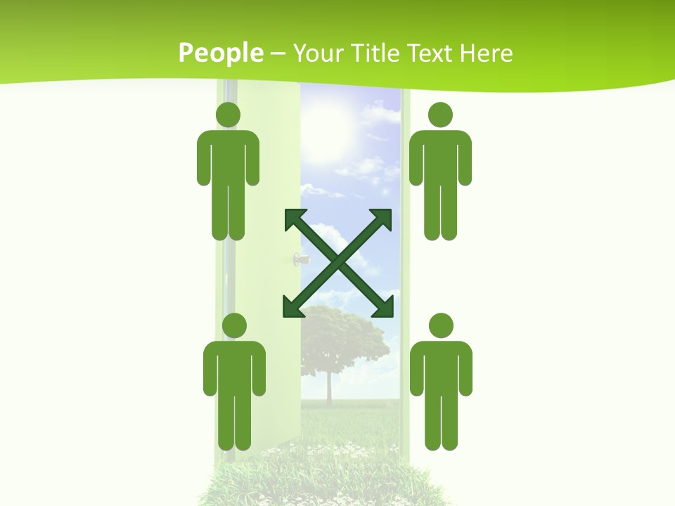 Usa Contrasts Snow PowerPoint Template